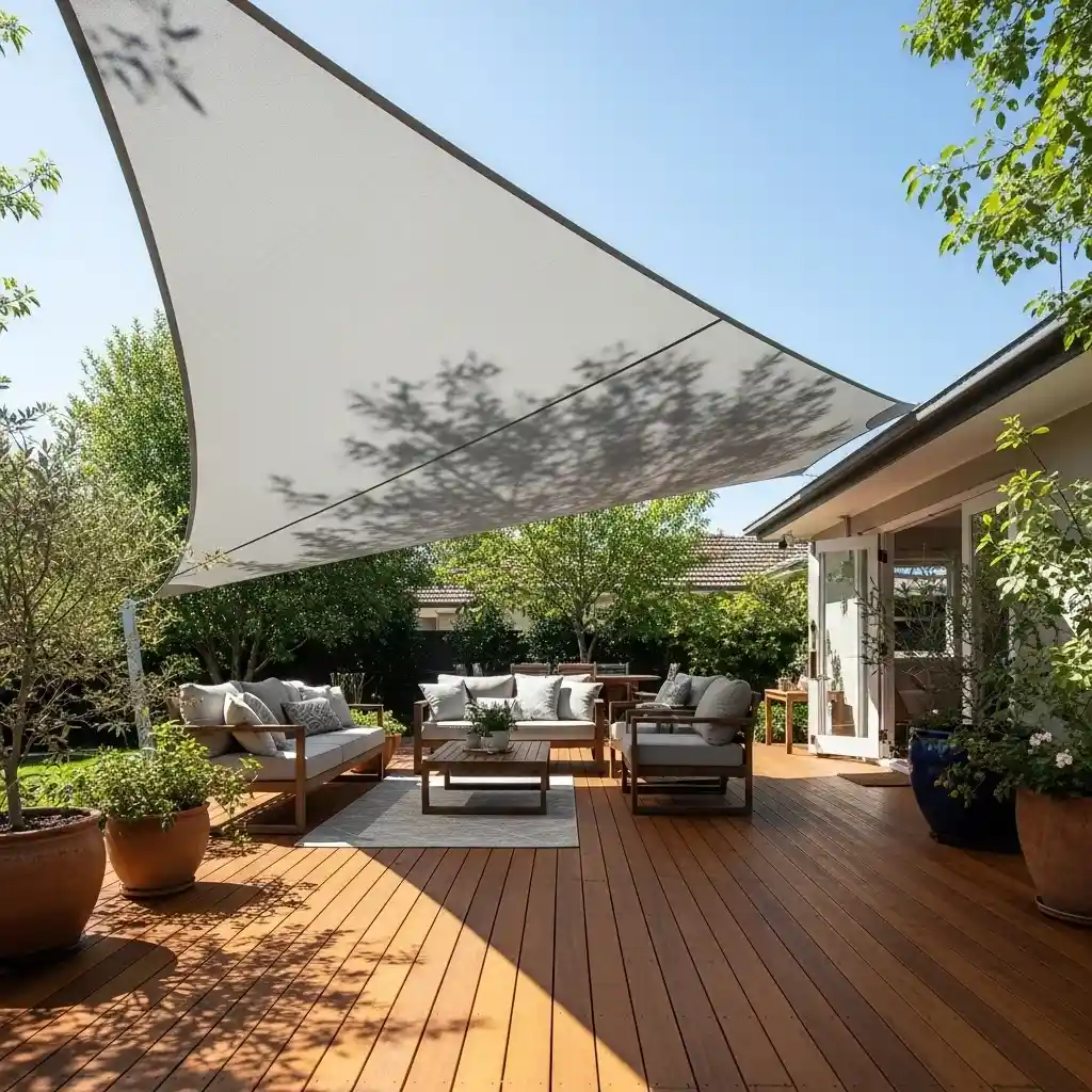10 Shade Sail Over Deck
