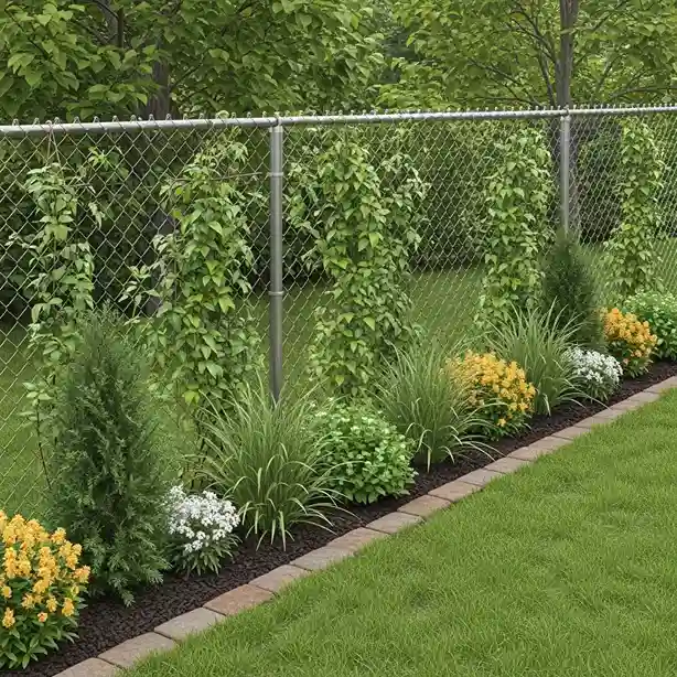 12 Enhancing Chain Link with Planting