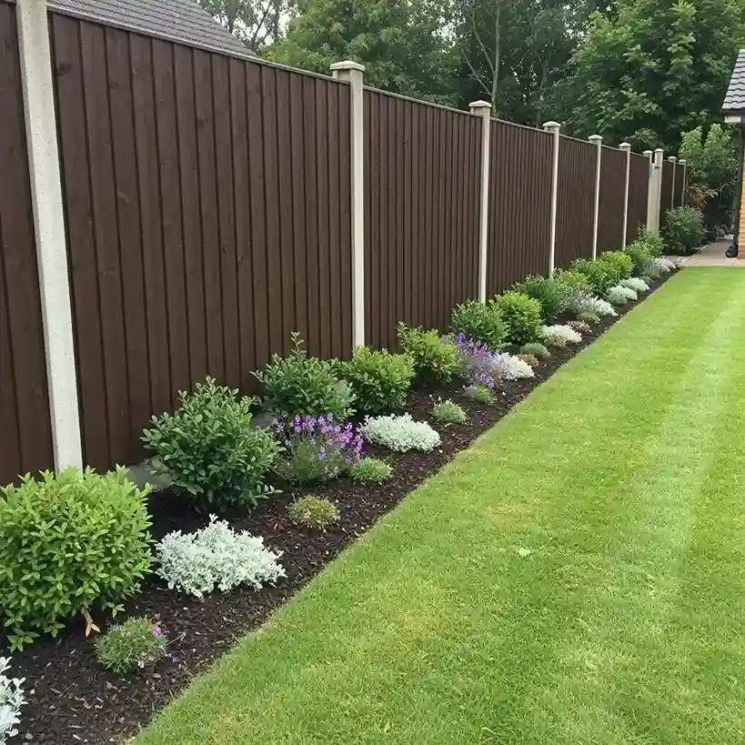 12 Fence Line Planted Border
