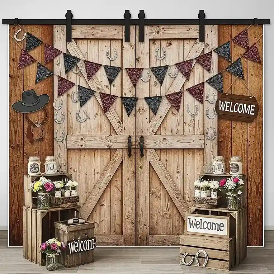 13 Barn Door Backdrop