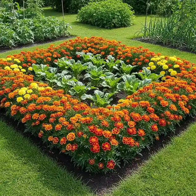 13 Marigold Border Companion Layout