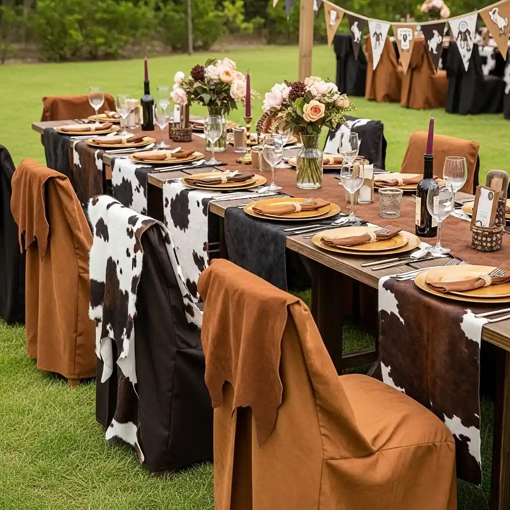 15 Cowhide and Leather Accents