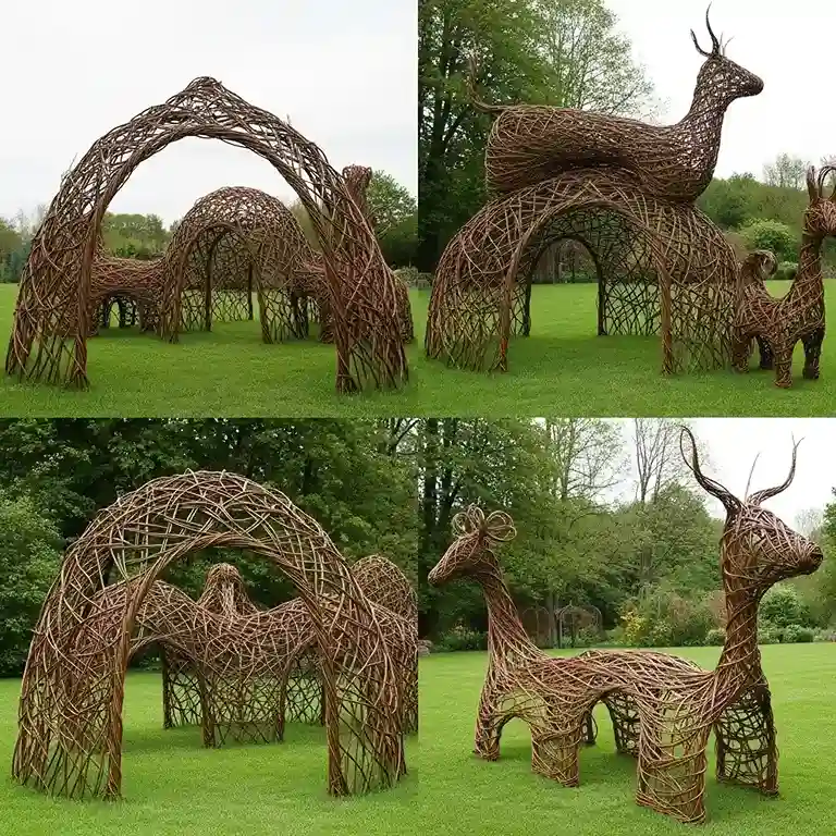 16 Willow Sculptures and Living Structures