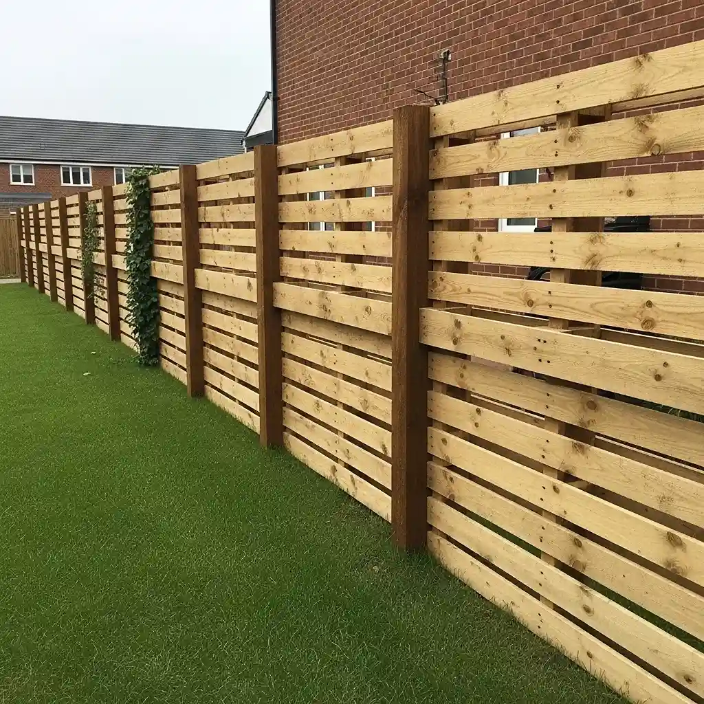 17 Pallet Wood Divider Screen