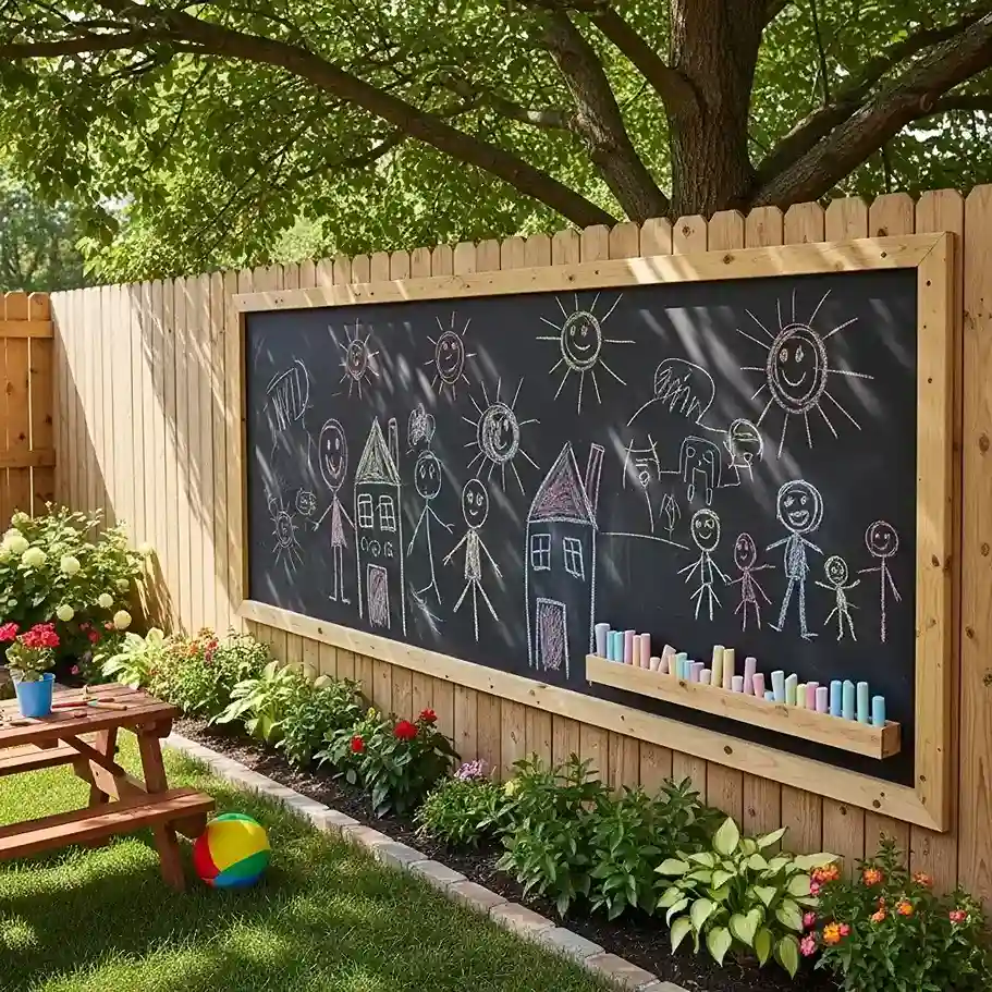 21 Chalkboard Wall for Kids