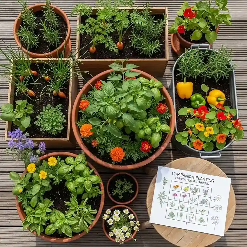 21 Companion Planting for Container Gardens
