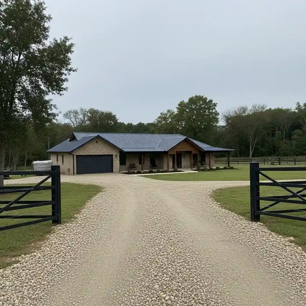 22 Gravel Driveway for Rural Properties