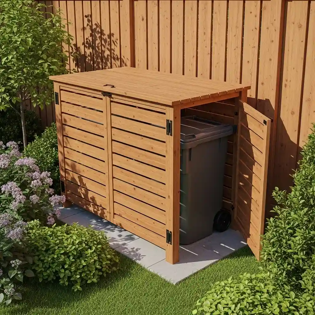 3 Build a Custom Trash Bin Enclosure