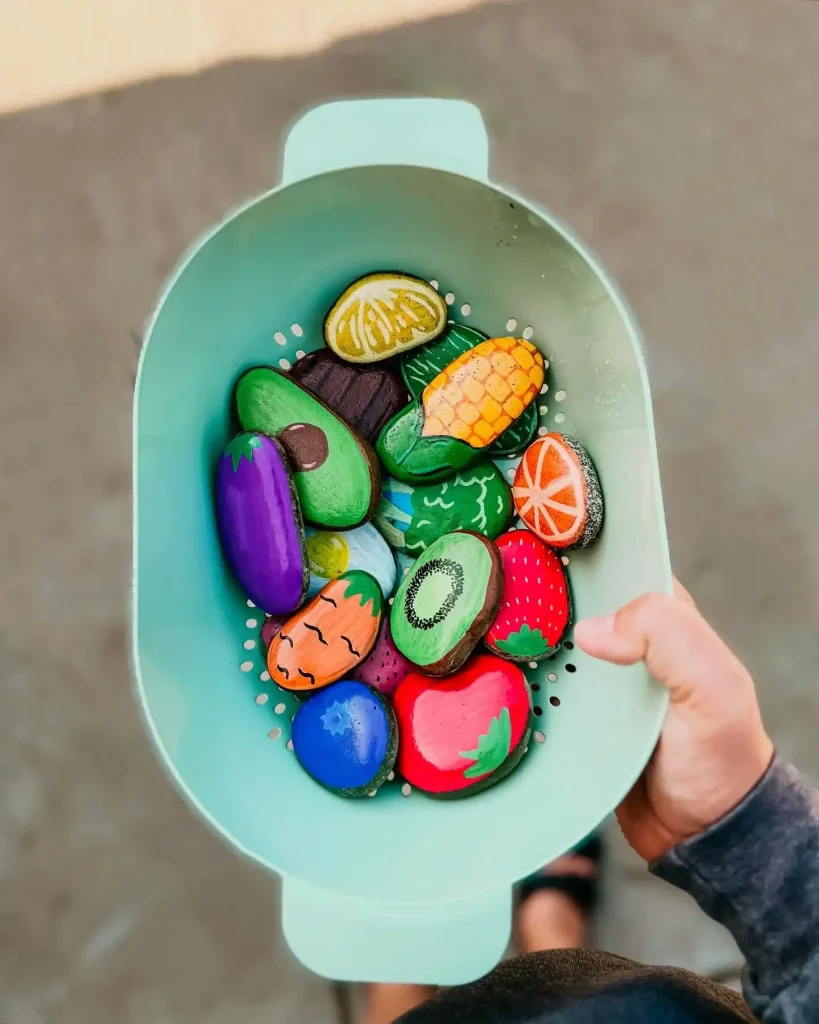 4 DIY Painted Rock Garden Art