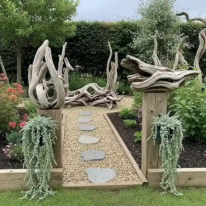 5 DIY Driftwood Garden Feature