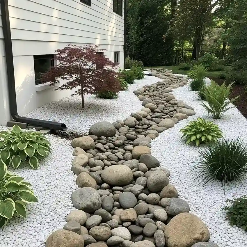 5 Modern River Rock Bed