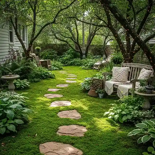 7 Stepping Stone and Moss Path