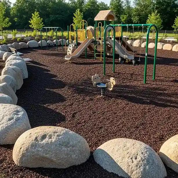10 Rubber Mulch for Safe Playgrounds