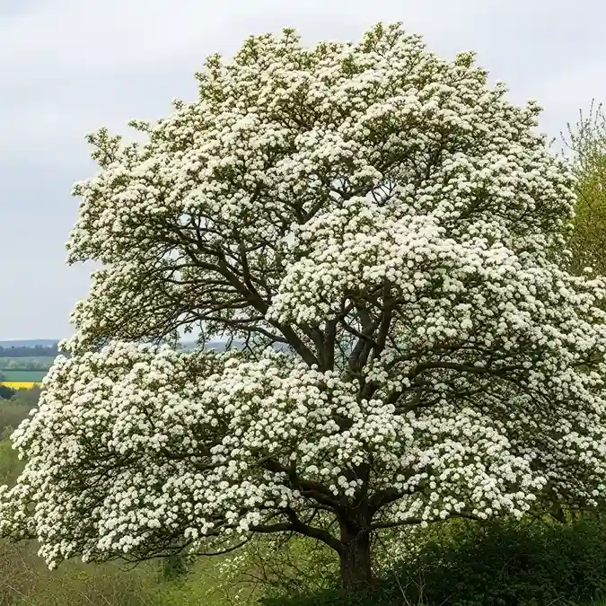 11 Hawthorn Crataegus monogyna