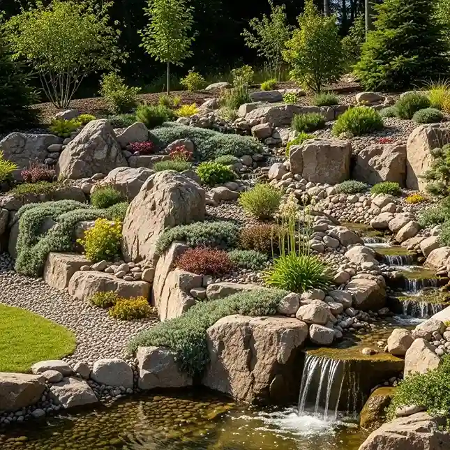 11. Rock Garden on a Slope