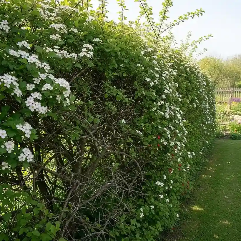 12 Hawthorn Crataegus monogyna