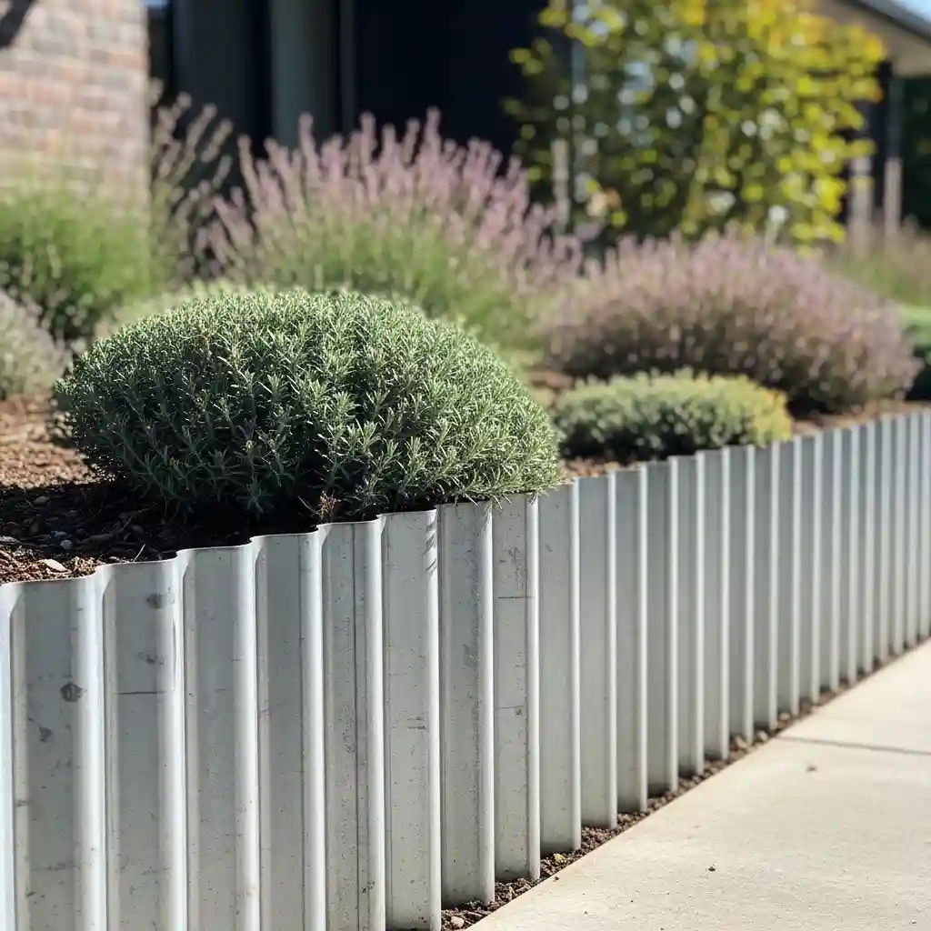 12. Corrugated Metal Edging