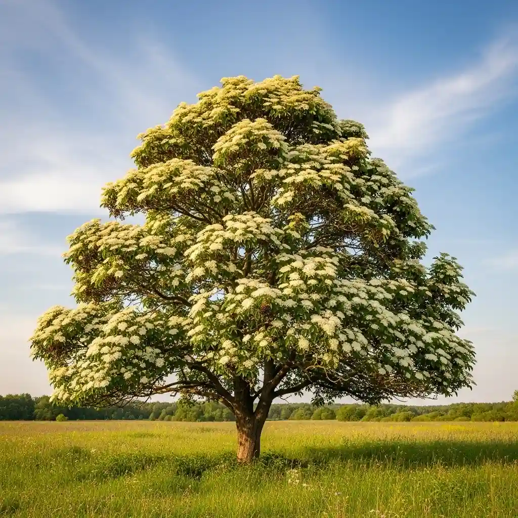 13 Elder Sambucus nigra
