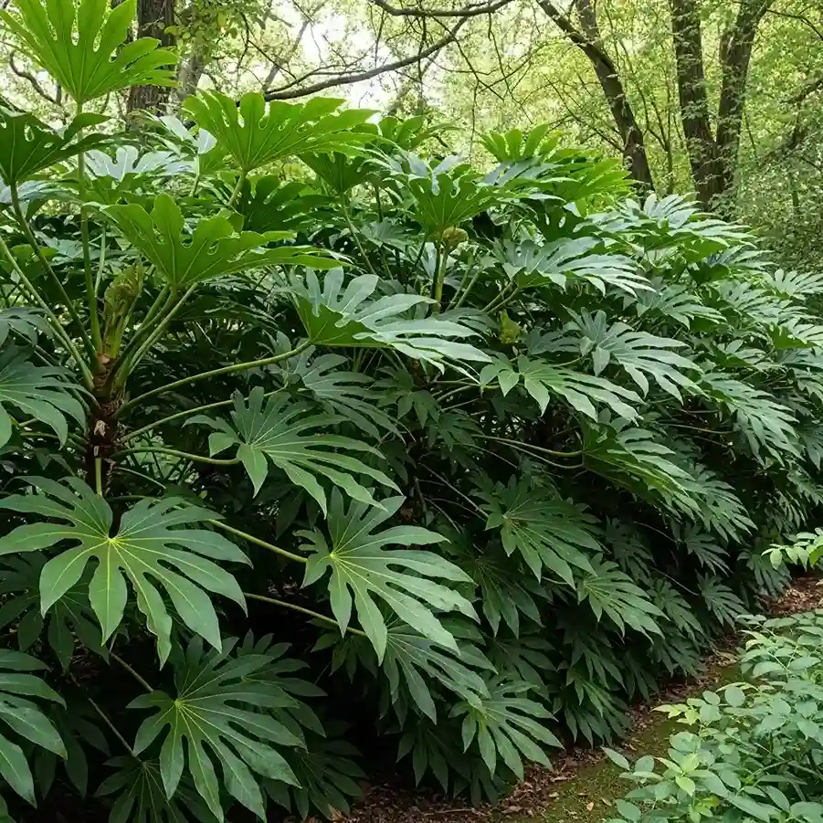 13 Fatsia japonica