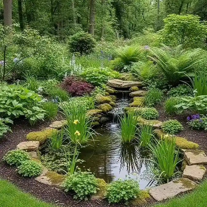 13 Woodland Water Feature