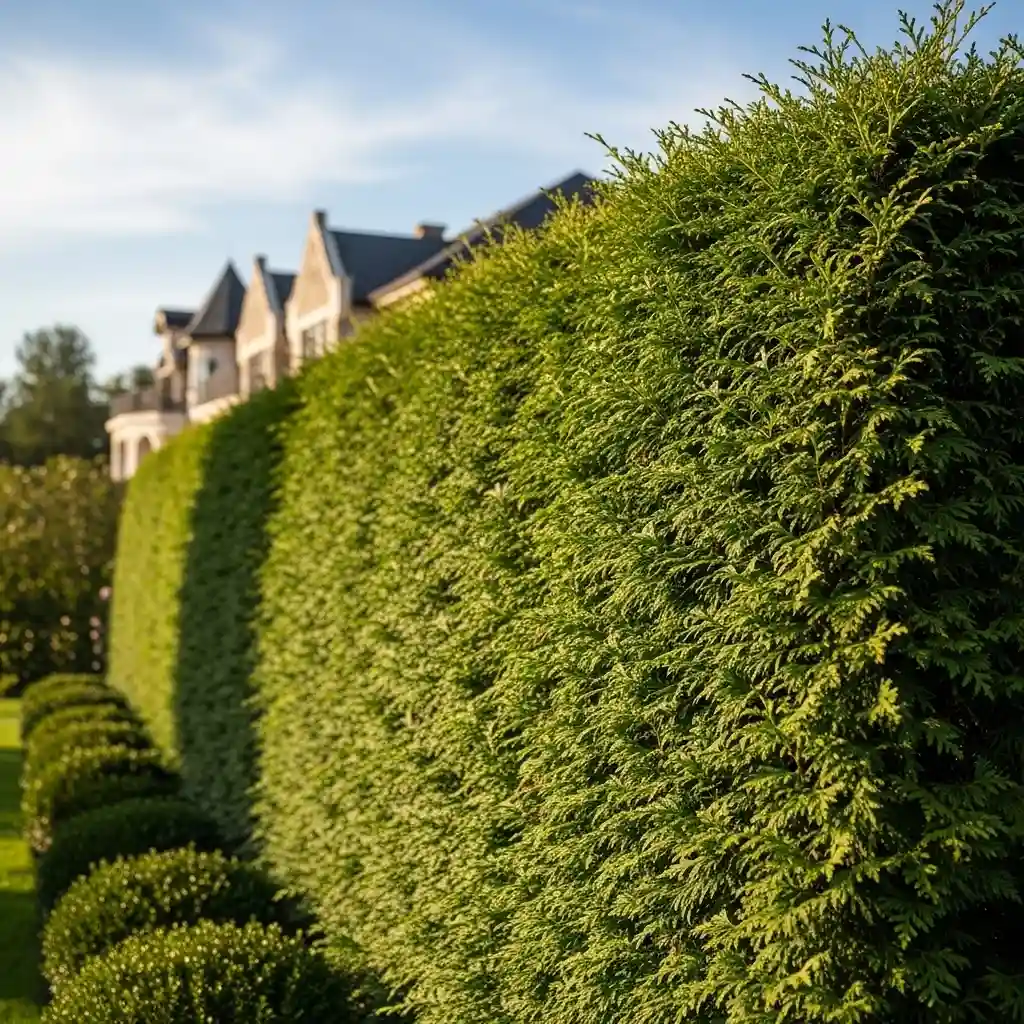 17 Hedge Thuja occidentalis White Cedar