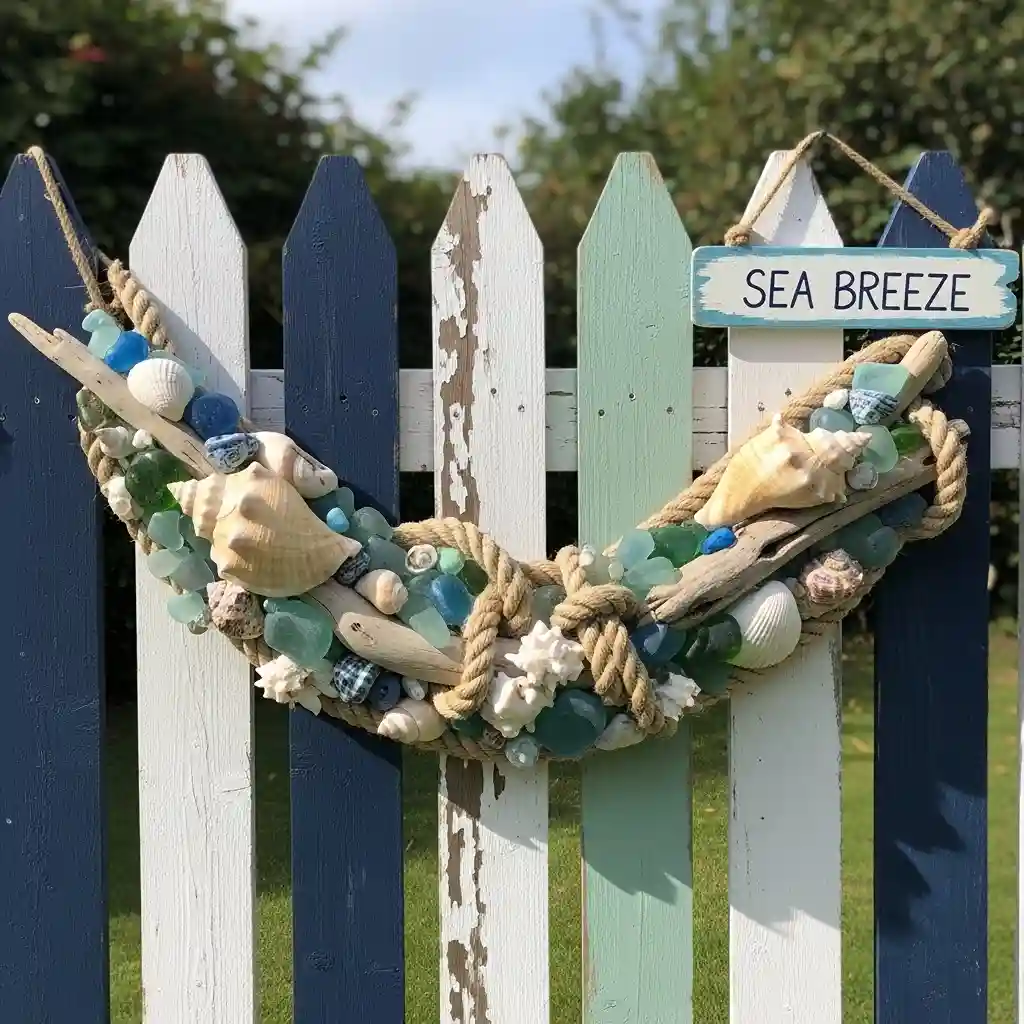 17. Coastal Fence Decoration