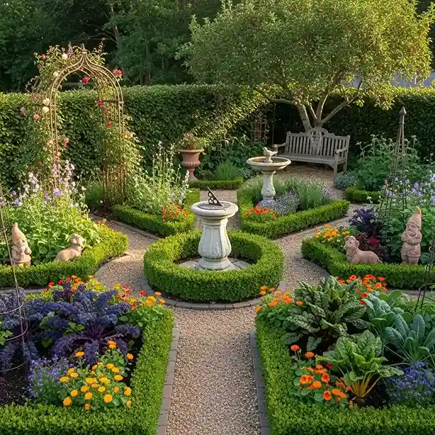 18 Potager Garden Focal Points and Decorative Features