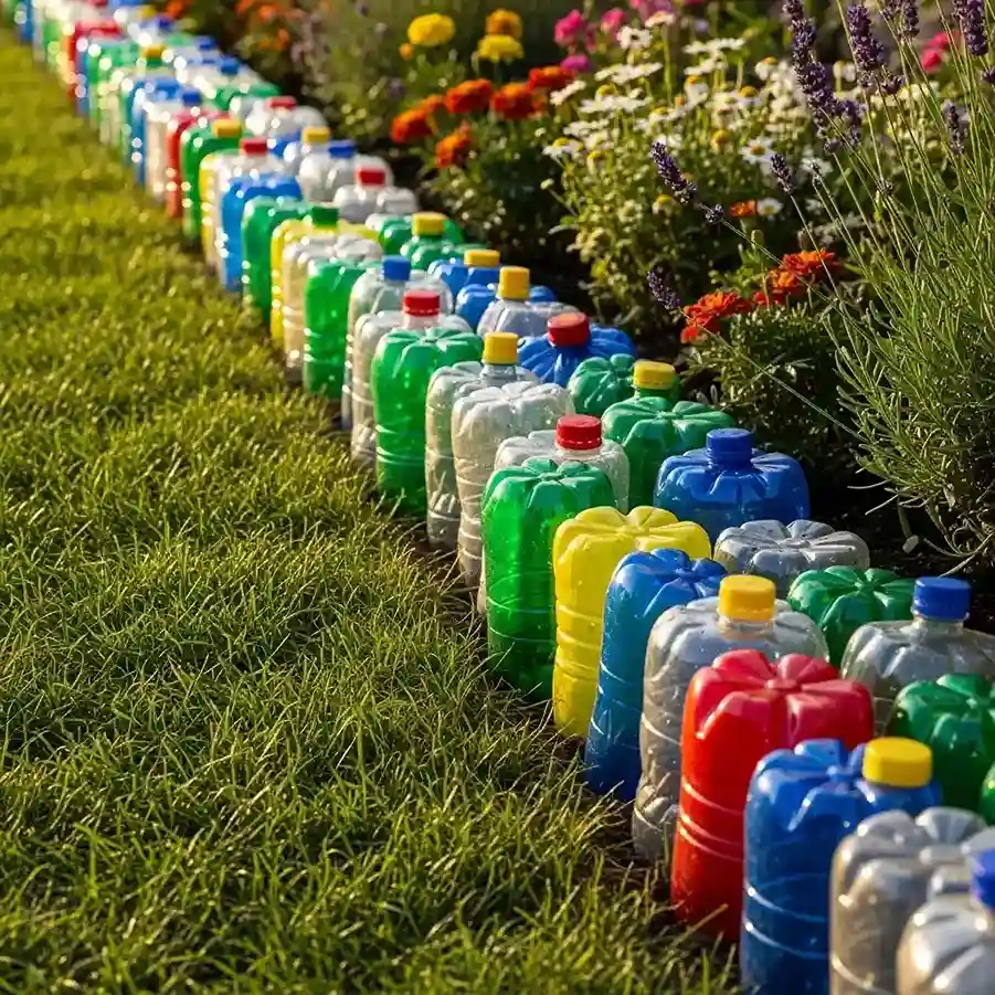 19. Recycled Plastic Bottle Edging
