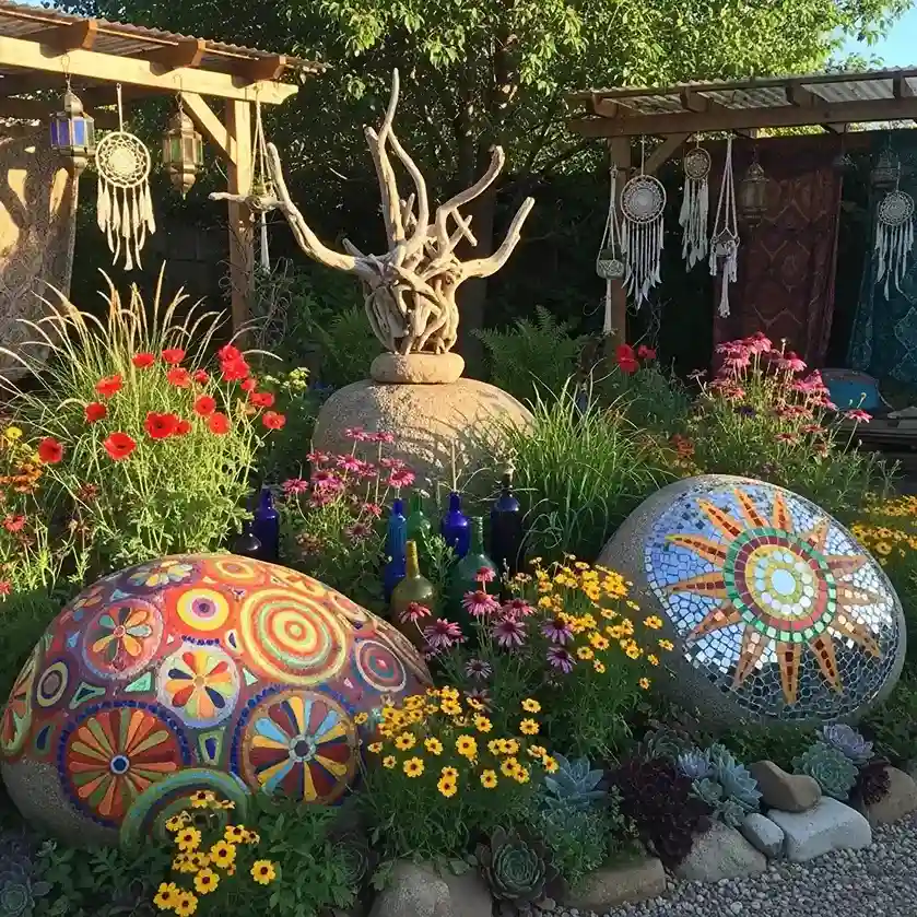 20 Boulders in a Bohemian Garden