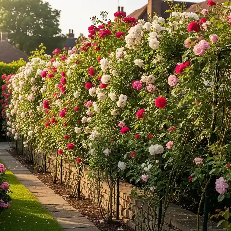 20 Rosa Shrub Roses for Privacy