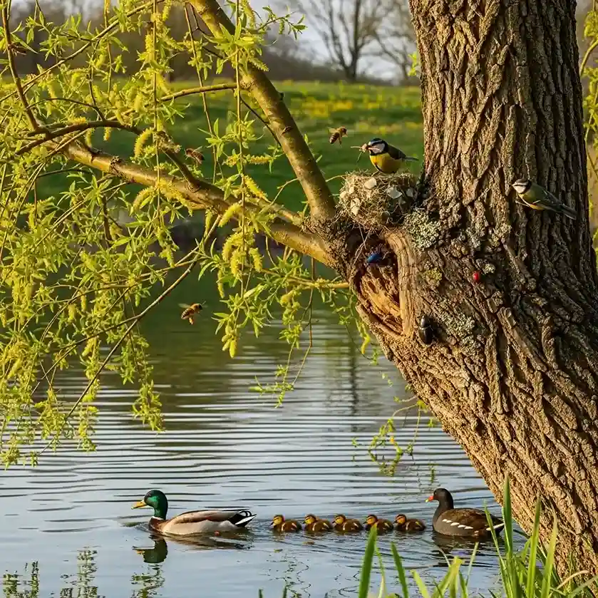 21 Weeping Willow and Wildlife