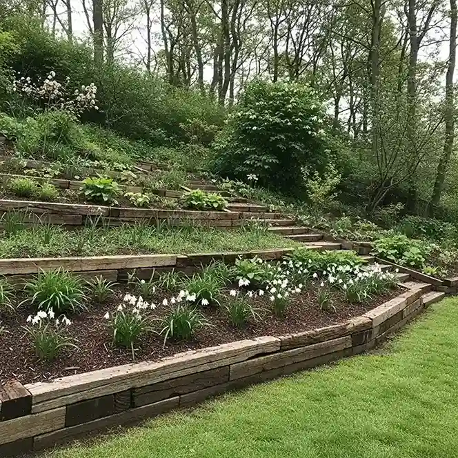 22 Woodland Garden on a Slope