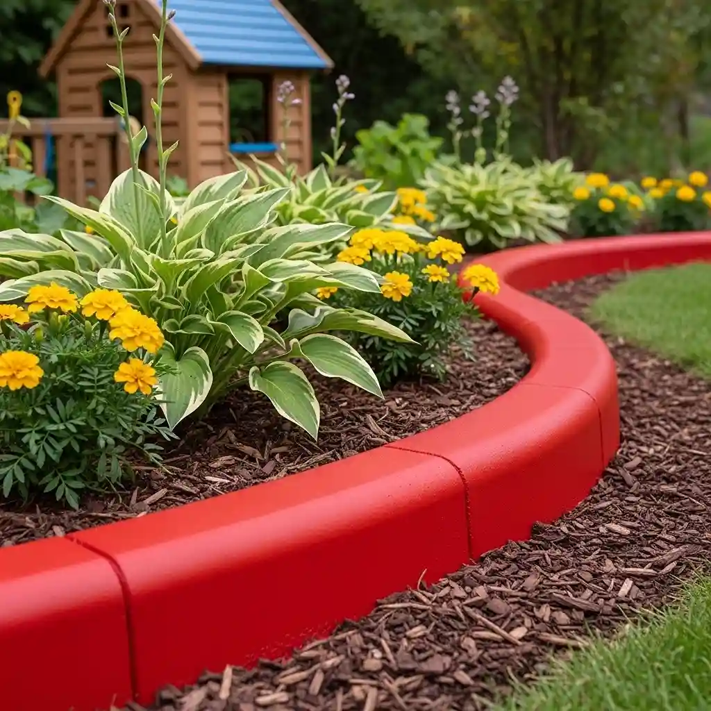 22. Painted Concrete Curbing