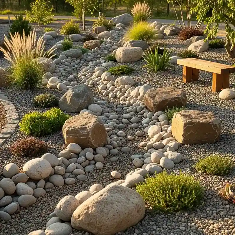 22. Rock Landscaping on a Budget