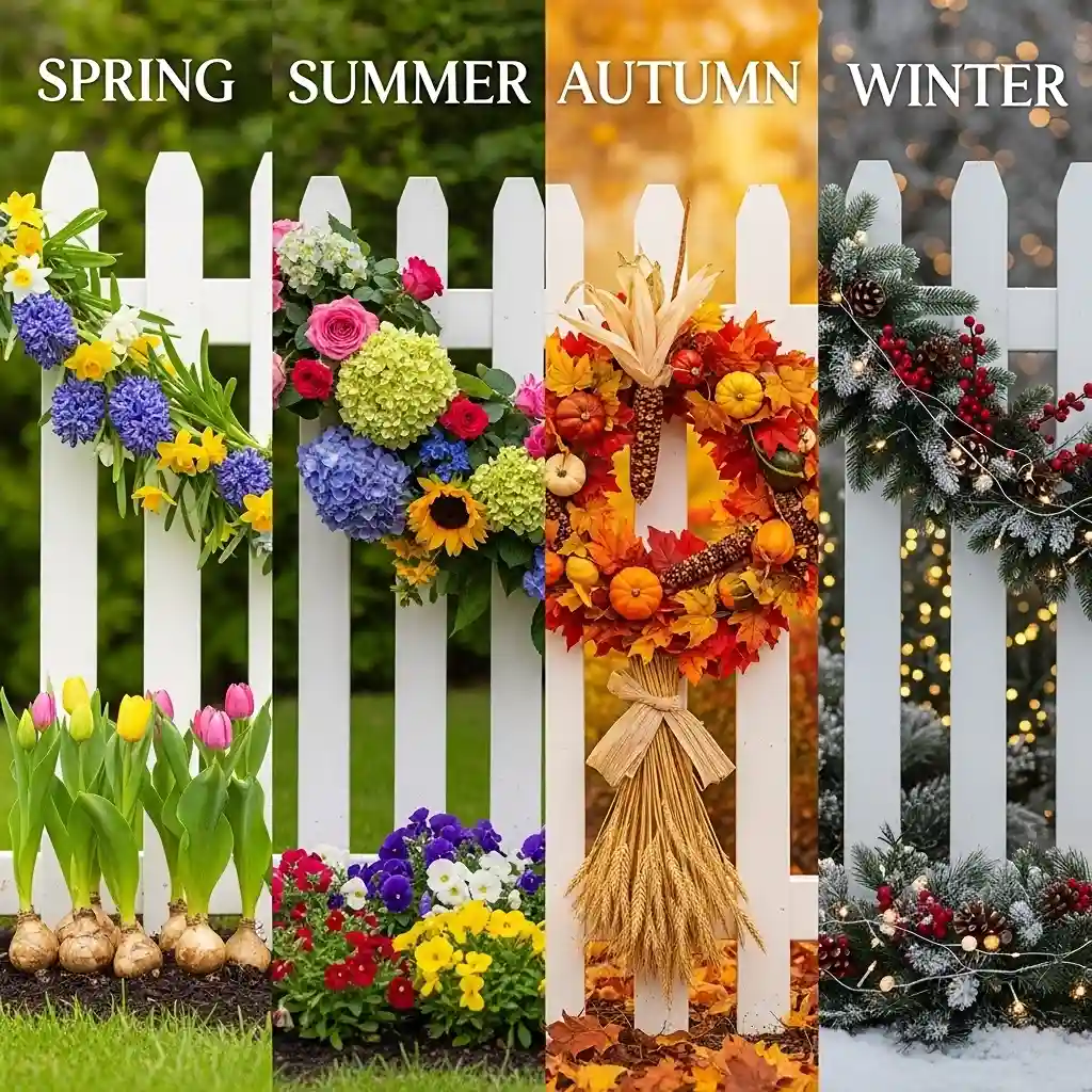 22. Seasonal Fence Decoration