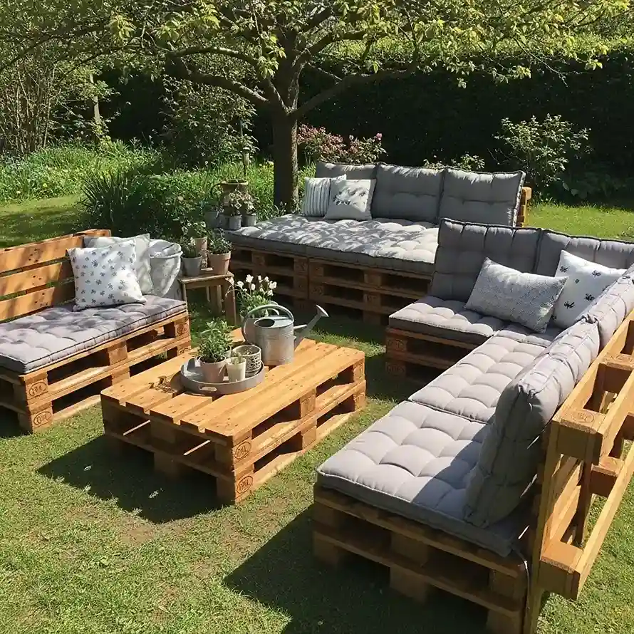 25 Repurposed Pallets as Garden Furniture