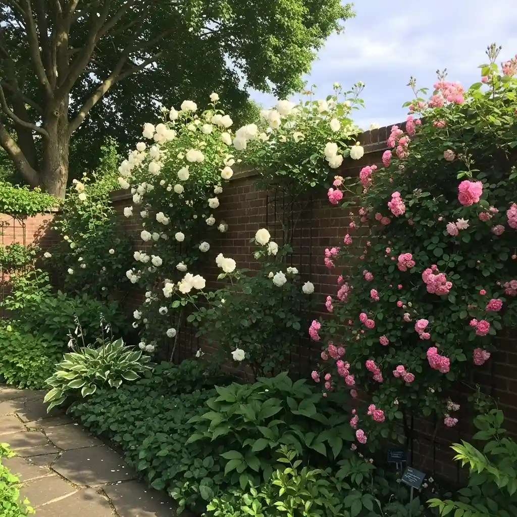 28. Shade Tolerant Rose Garden
