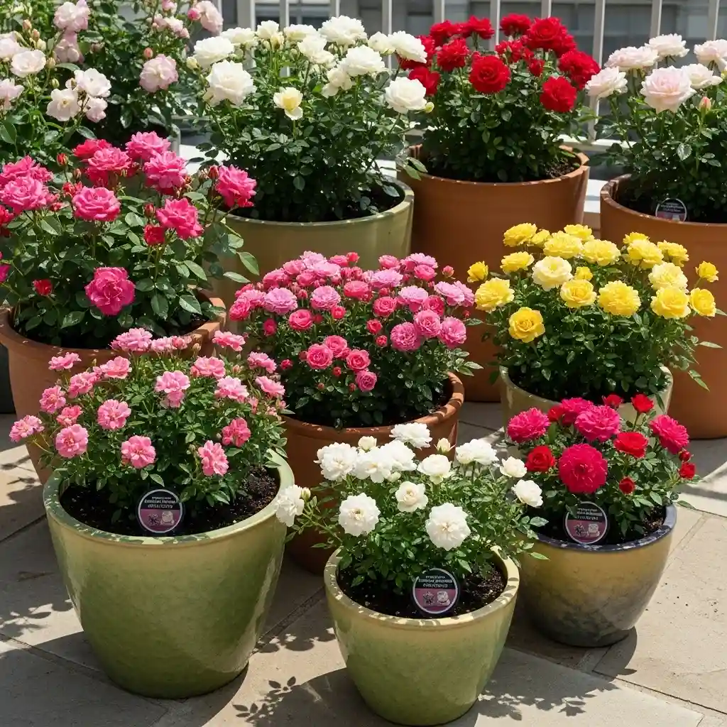 29. Container Rose Garden