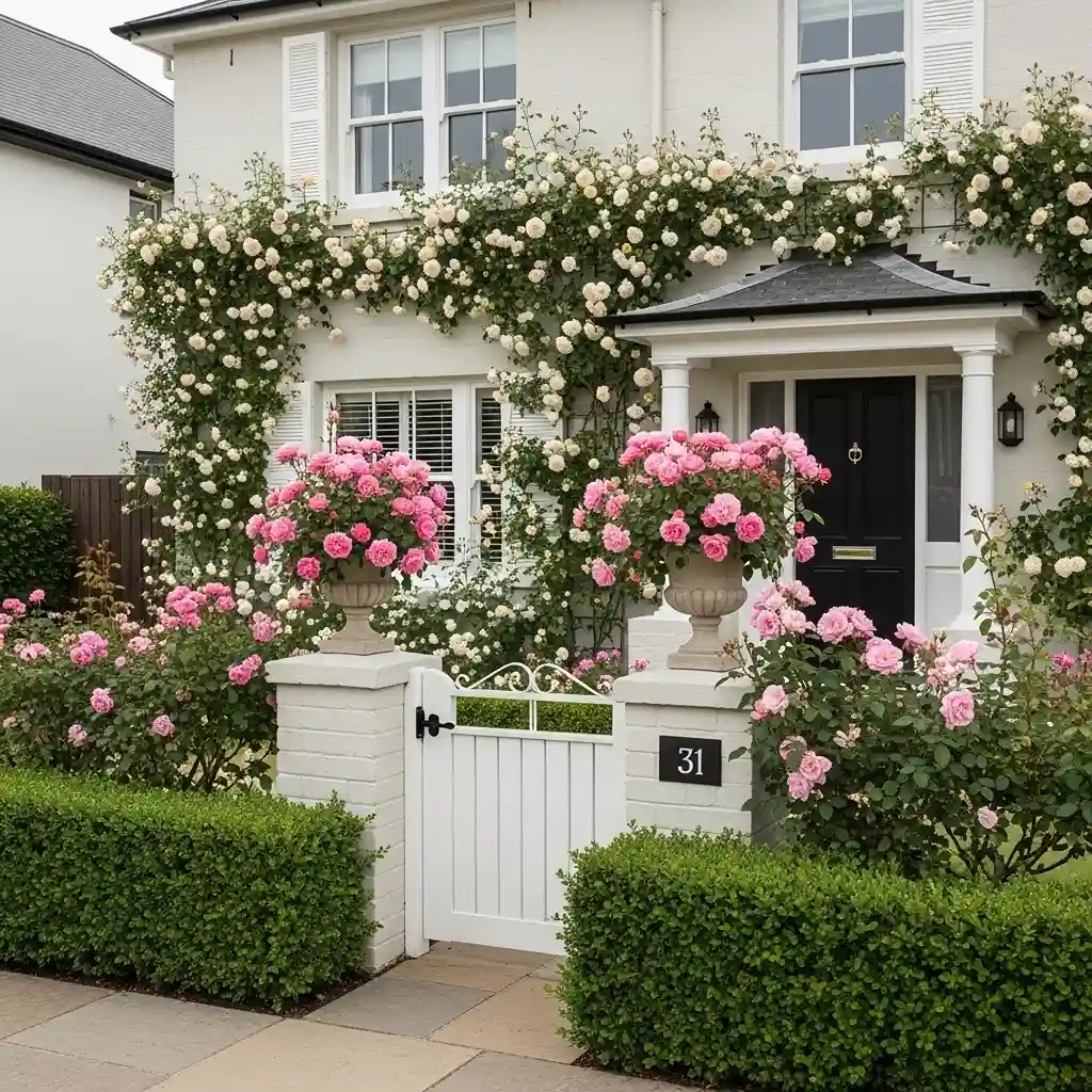 30. Front Yard Rose Garden