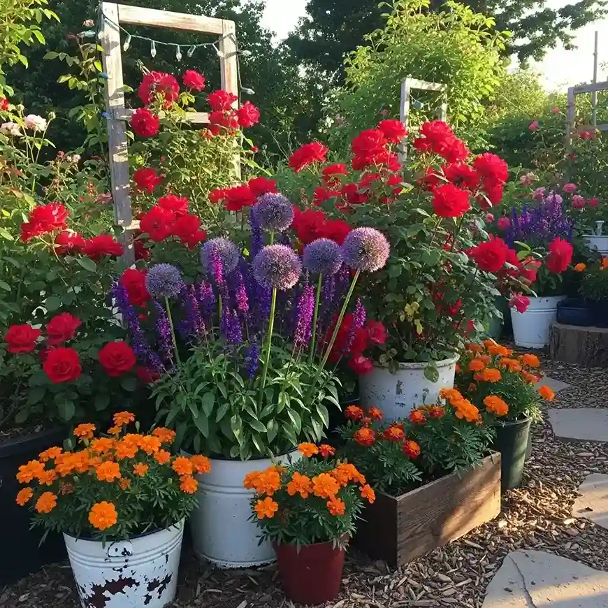 32. Bohemian Rose Garden