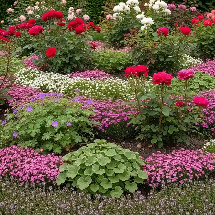 34. Rose Garden Underplanting