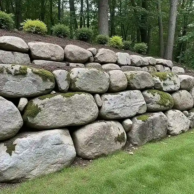 4 Boulder Retaining Wall