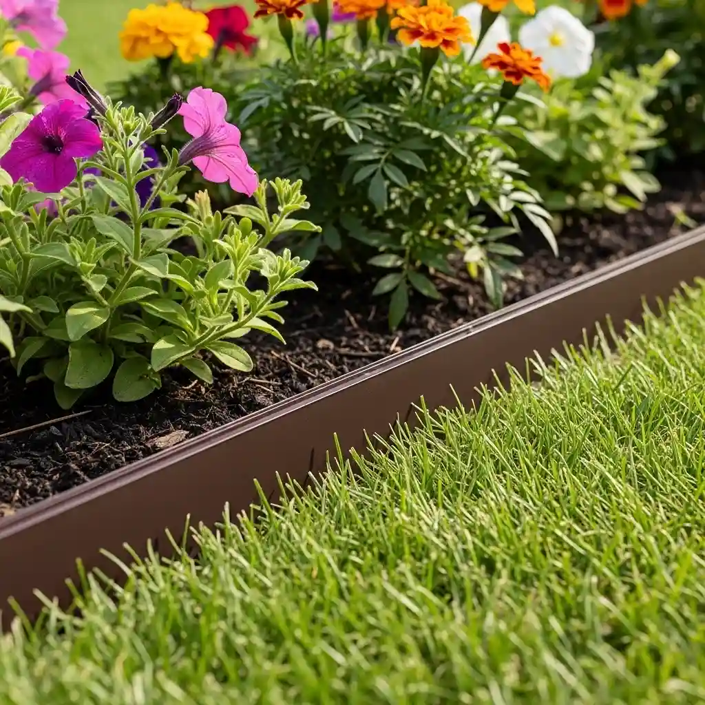 4 Plastic Lawn Edging Strip