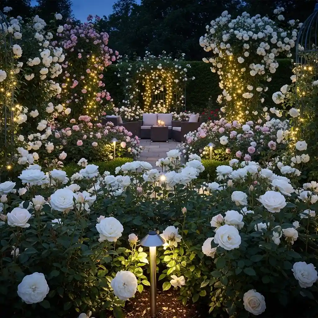 40. Night Garden Rose Design