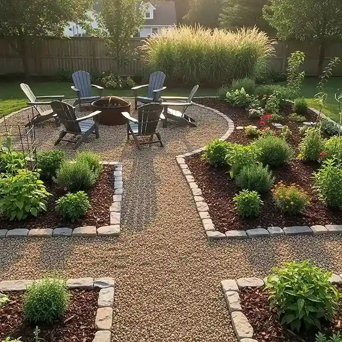 5 Pea Gravel and Wood Chip Zones