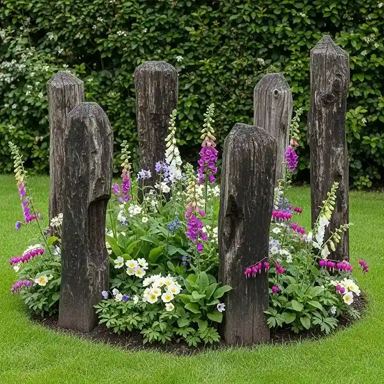 6 Cottage Garden Stumpery