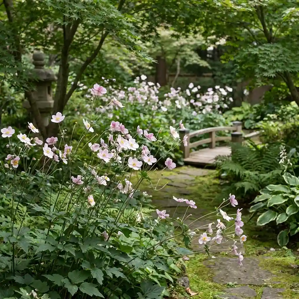 19. Japanese Anemone Anemone hupehensis