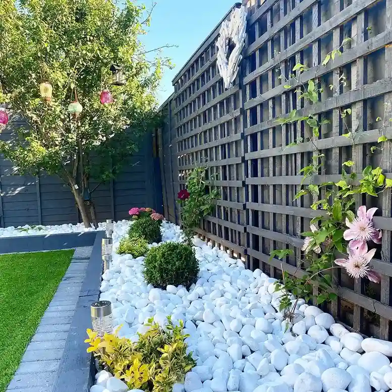 2. Charcoal Gray Fence