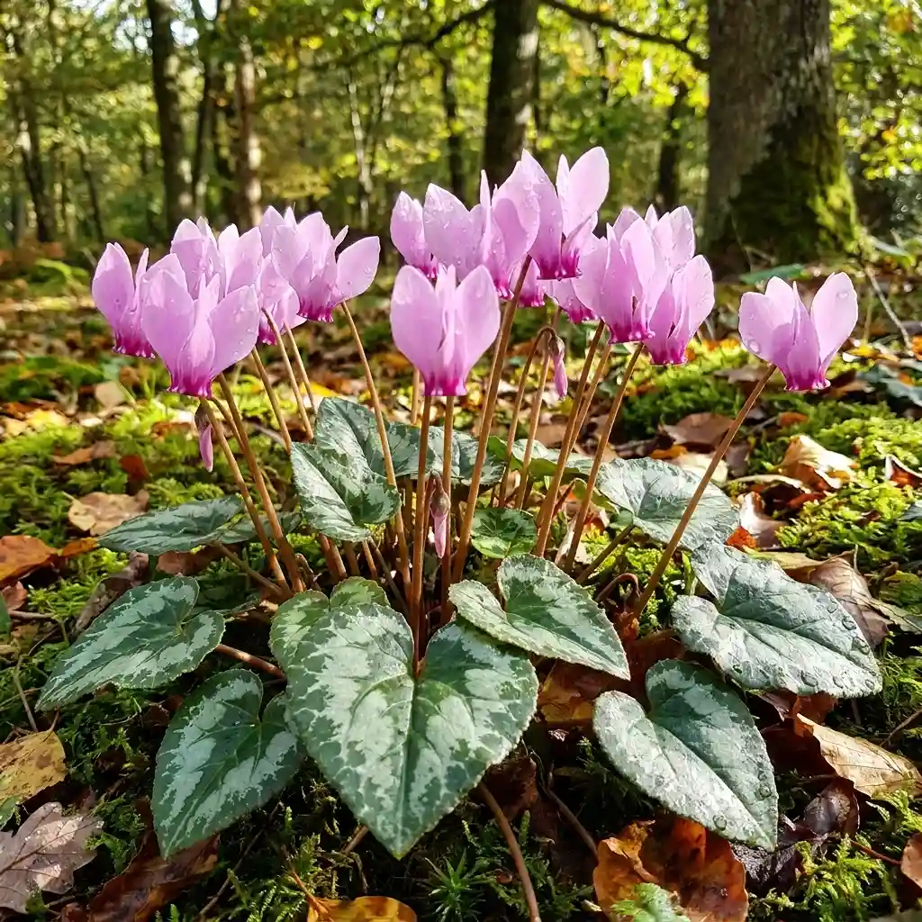 28. Cyclamen Cyclamen hederifolium