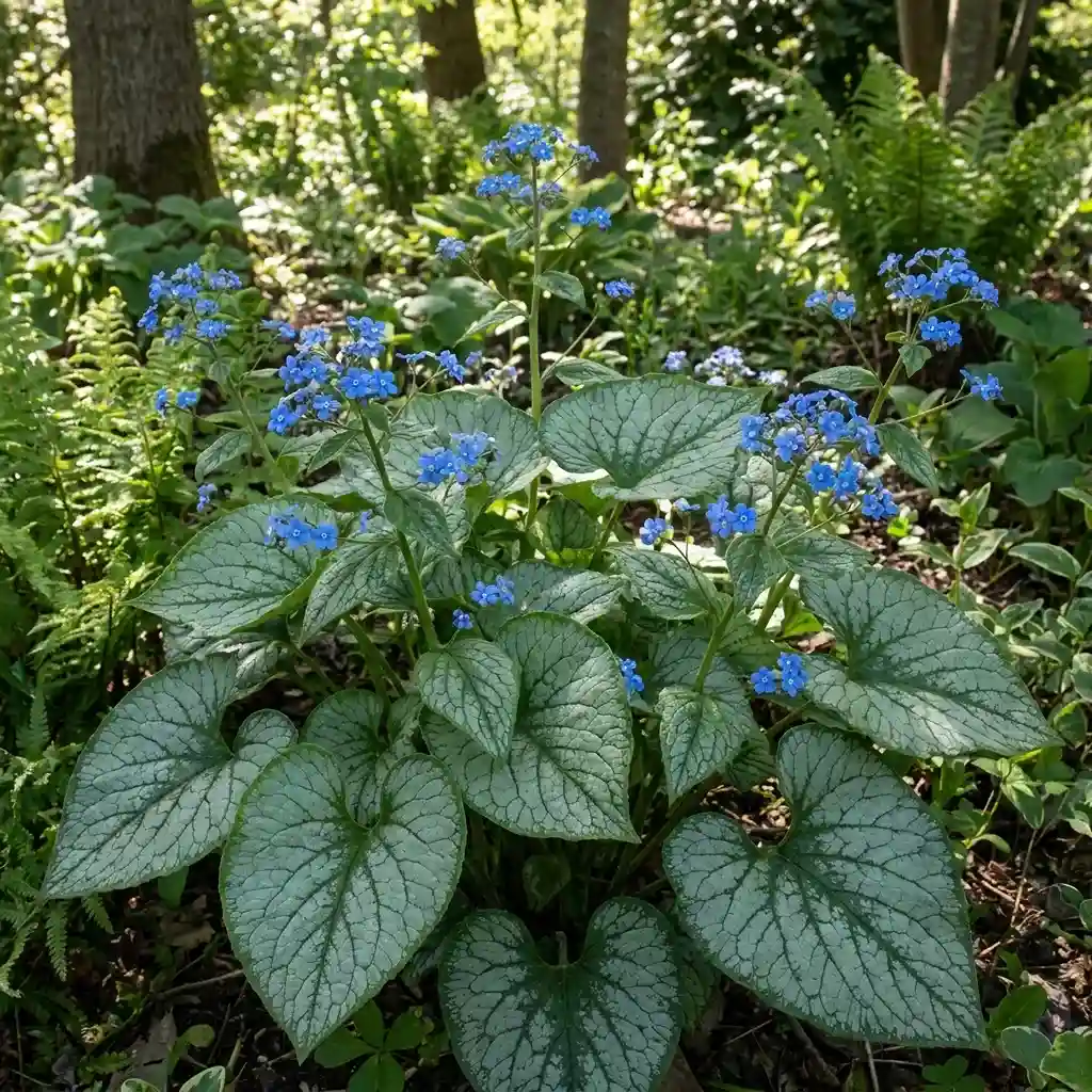 32. Brunnera Brunnera macrophylla